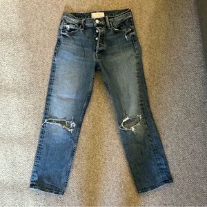 Mother Tomcat Jeans - Size 28 Color is Seriously, Truce. Button Fly.